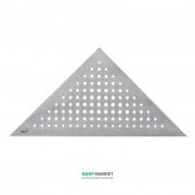 Решетка для углового водоотводящего желоба AlcaPlast Triton нержавеющая сталь матовая TRITON