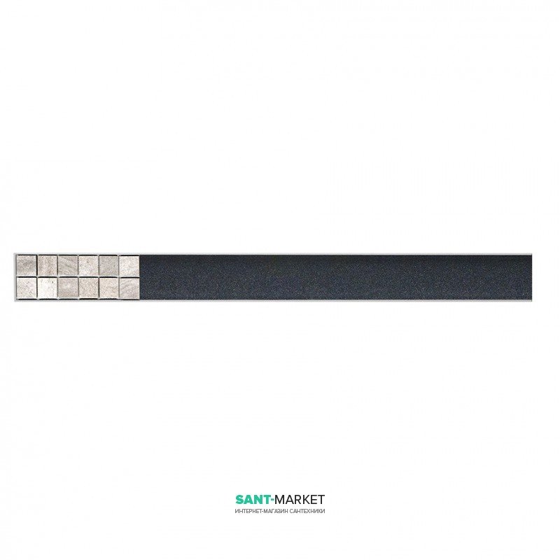 Решетка для водоотводящего желоба AlcaPlast Insert 750 мм под кладку плитки INSERT-750