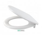 Сидіння з кришкою для унітазу AlcaPlast антибактеріальну дюропласт білий A601