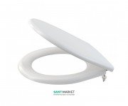 Сиденье с крышкой для унитаза AlcaPlast антибактериальное Soft Close белый A604