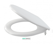 Сидіння з кришкою для унітазу AlcaPlast антибактеріальну дюропласт білий A602