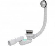 Сифон для ванни AlcaPlast Click-Clack метал A507KM-100