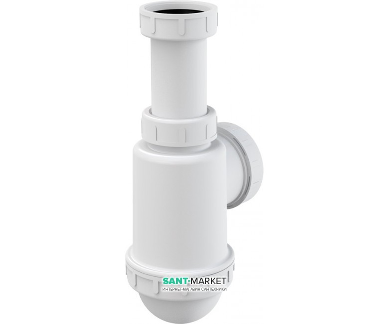 Сифон для мойки AlcaPlast с накидной гайкой 6/4