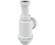 Сифон для мойки AlcaPlast с накидной гайкой 6/4