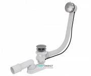 Сифон для ванны AlcaPlast автомат комплект металл A551KM-80