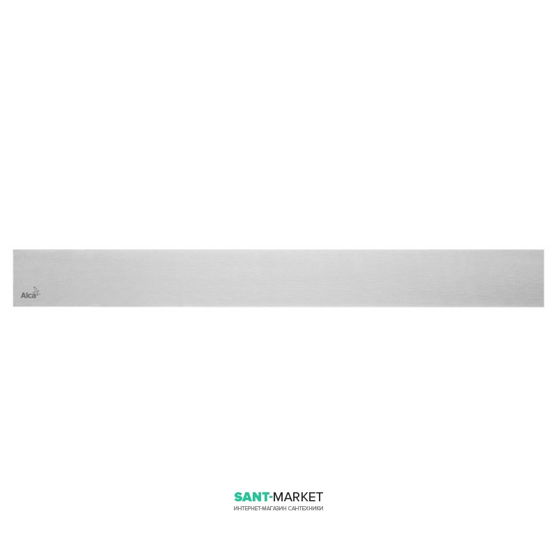 Решітка для водовідвідного жолоба AlcaPlast Posh 850 мм нержавіюча сталь матова POSH-850MN