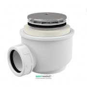 Сифон для душевого поддонa AlcaPlast Ø50 мм хром A47CR-50