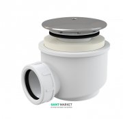 Сифон для душевого поддонa AlcaPlast Ø60 мм хром A47CR-60