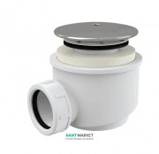 Сифон для душевого поддонa AlcaPlast Ø60 мм хром A47CR-60