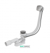 Сифон для гідромасажних ванни AlcaPlast хром A566-112122-57