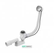 Сифон для ванны AlcaPlast автомат комплект металл A55K