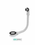 Слив-перелив для раковины AlcaPlast хром A328CR