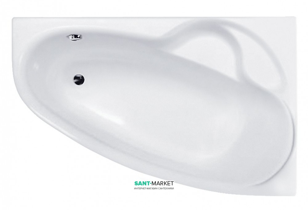 Ванна акриловая Koller Pool Karina 150x100 см угловая правая KARINA150X100R