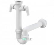 Сифон для мийки AlcaPlast з накидною гайкою 6/4 
