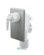 Сифон для сбора конденсата AlcaPlast под штукатурку нержавеющая сталь AKS7