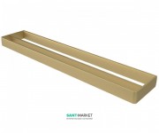 Держатель для полотенец Haceka Aline Gold двойной 61 см матовое золото 1196888