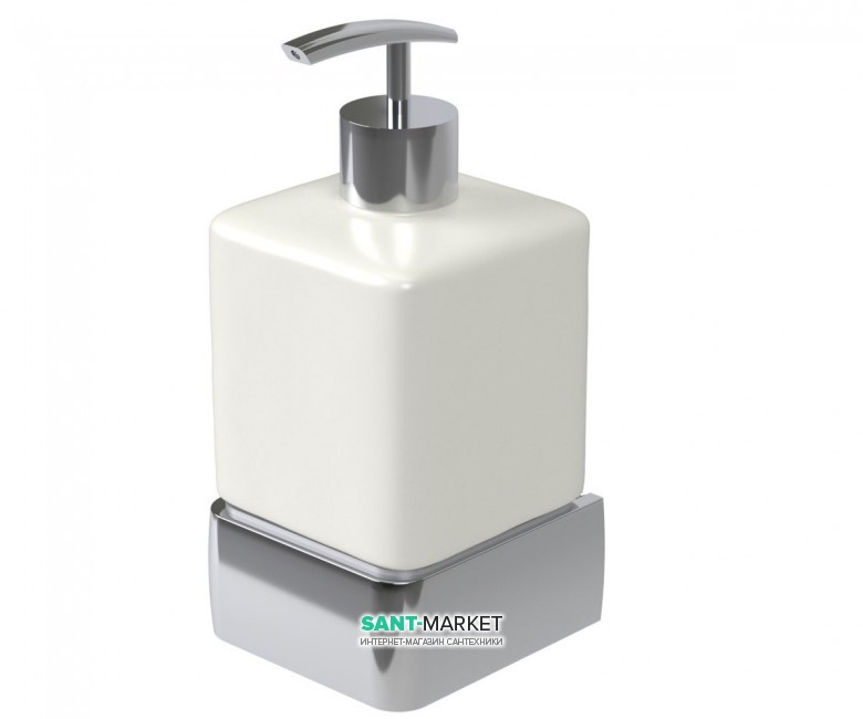Диспенсер для жидкого мыла Haceka Aline P белый/хром 1194615