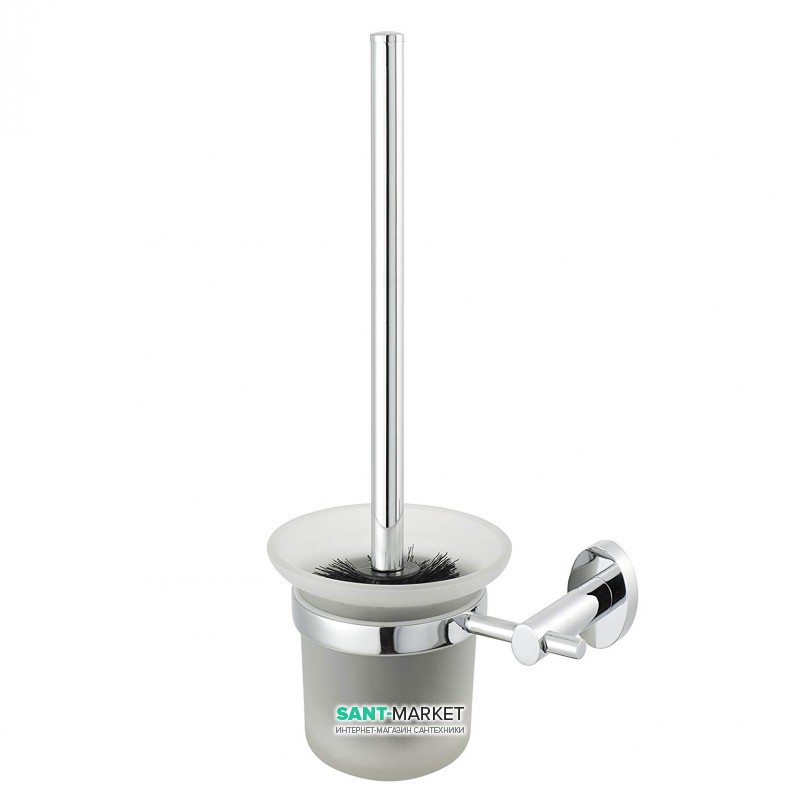 Йоржик для унітазу Haceka Happy Chroom матове скло / хром 1138852