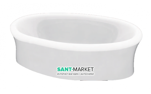 Ванна акрилова Koller Pool Round 180x90 см овальна ROUND180X90