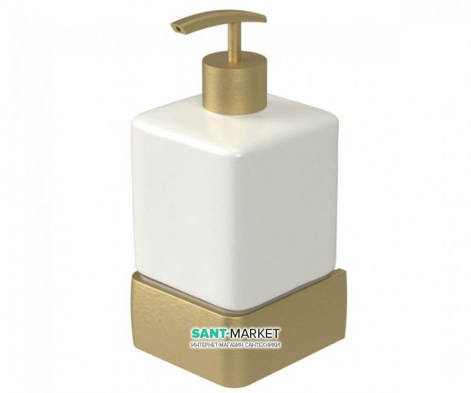 Диспенсер для рідкого мила Haceka Aline Gold білий / матове золото 1196889