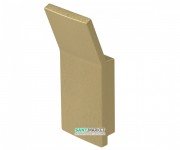 Крючок для ванной Haceka Aline Gold одинарный матовое золото 1196876