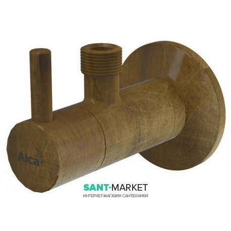 Кутовий вентиль AlcaPlast з фільтром 1/2 