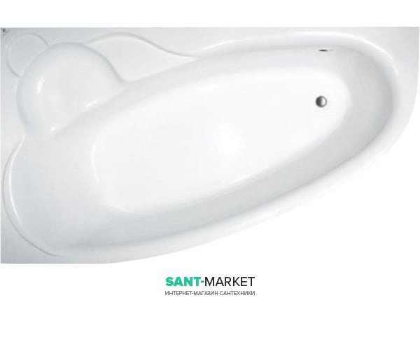 Ванна акрилова Koller Pool Nadine 150x100 см кутова ліва NADINE150X100L