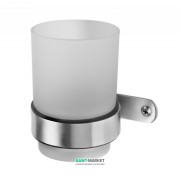 Cтакан для зубных щеток Haceka Ixi матовое стекло/нержавеющая сталь 1193890