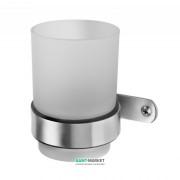 Cтакан для зубних щіток Haceka Ixi матове скло / нержавіюча сталь 1193890