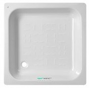 Душовий піддон Koller Pool 70x70 см сталь білий CF701200E