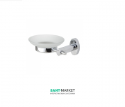 Мыльница для ванной Haceka Happy Chroom матовое стекло/хром 1138846