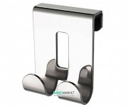 Гачок для ванної Haceka Selection Chrome подвійний короткий хром 1155991