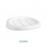 Мильниця для ванною Haceka Uno настінна пластик білий 1113843