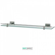 Поличка для ванної Haceka Mezzo TEC скло / матова нержавіюча сталь 1124442