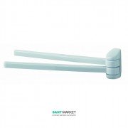 Держатель для полотенец Haceka Uno поворотный пластик белый 1116995