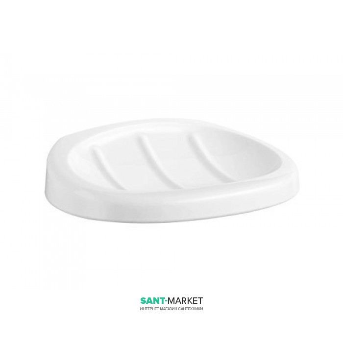 Мильниця для ванною Haceka Uno настінна пластик білий 1113843