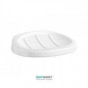 Мыльница для ванной Haceka Uno настенная пластик белый 1113843