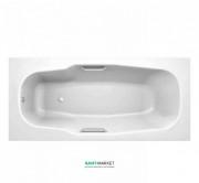 Стальная ванна Koller Pool Atlantica Anti-slip с отверстиями под ручки 180х80 см белый B80JTI00E