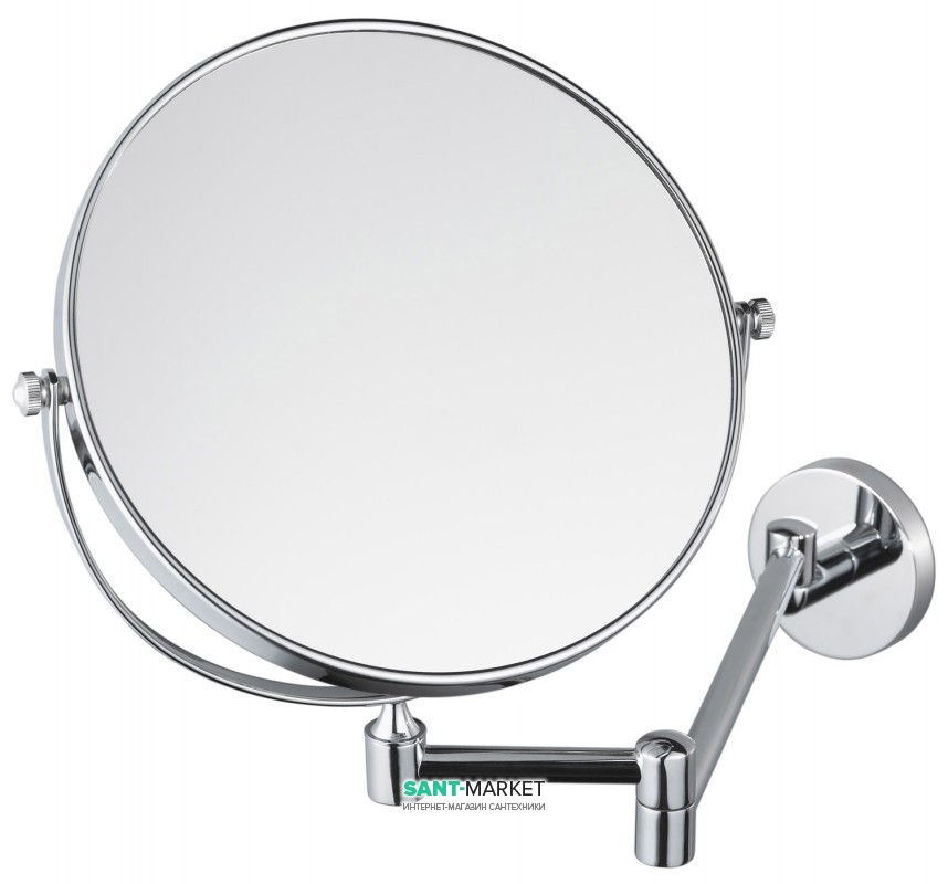 Дзеркало у ванну кімнату Haceka Pro2000 Chrome Ø20 см поворотний хром 1190819