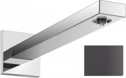 Тримач верхнього душу Hansgrohe Square 38,9 см чорний хром шліфований 27694340