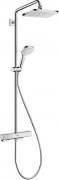 Душевая стойка Hansgrohe Croma E Showerpipe 280 1jet с верхним и ручным душем хром 27630000