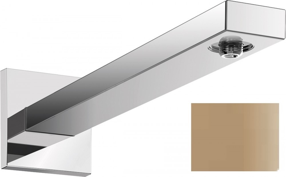 Держатель верхнего душа Hansgrohe Square 38,9 см бронза шлифованная 27694140