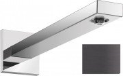 Тримач верхнього душу Hansgrohe Square 38,9 см чорний хром шліфований 27694340