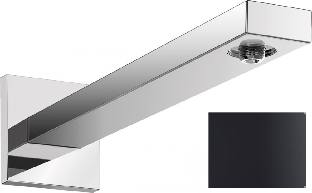 Держатель верхнего душа Hansgrohe Square 38,9 см черный матовый 27694670