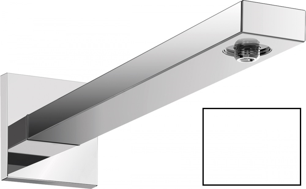 Держатель верхнего душа Hansgrohe Square 38,9 см белый матовый 27694700