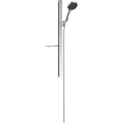 Душевой гарнитур Hansgrohe Rainfinity 130 3jet EcoSmart со штангой 90 см и мыльницей хром 27672000