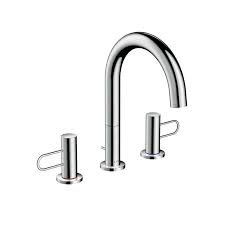 Смеситель для раковины Hansgrohe Axor Uno на 3 отверстия хром 38054000