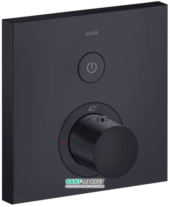 Термостат для душу Hansgrohe Axor ShowerSelect 1 споживач чорний 36714350