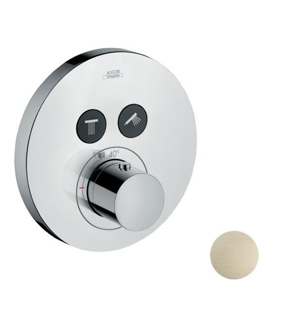 Термостат для душа Hansgrohe Axor ShowerSelect шлифованный никель 36723820