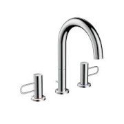 Смеситель для раковины Hansgrohe Axor Uno на 3 отверстия хром 38054000